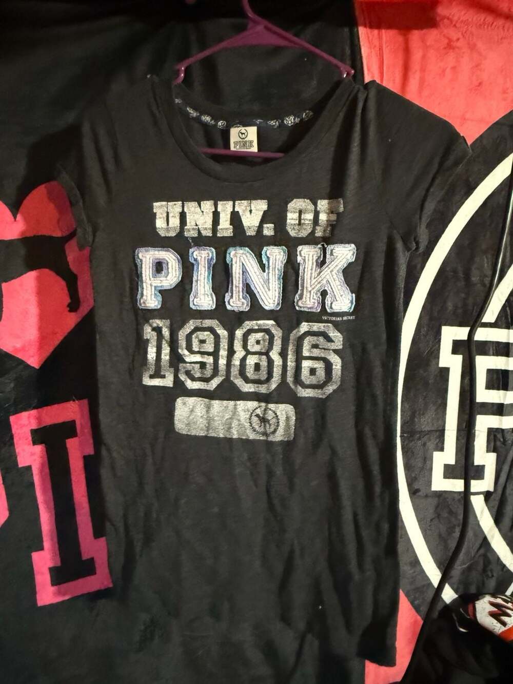 Victoria's Secret PINK University of PINK 1986 Graphic T-Shirt